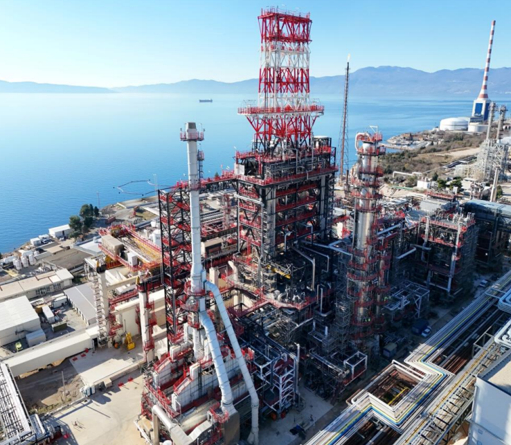 A MOL új rijekai finomítója - Forrás: MOL