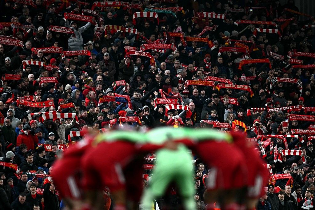 Szoboszlai Dominik, Liverpool, Anfield, szurkolók, Szoboszlai, Bajnokok Ligája