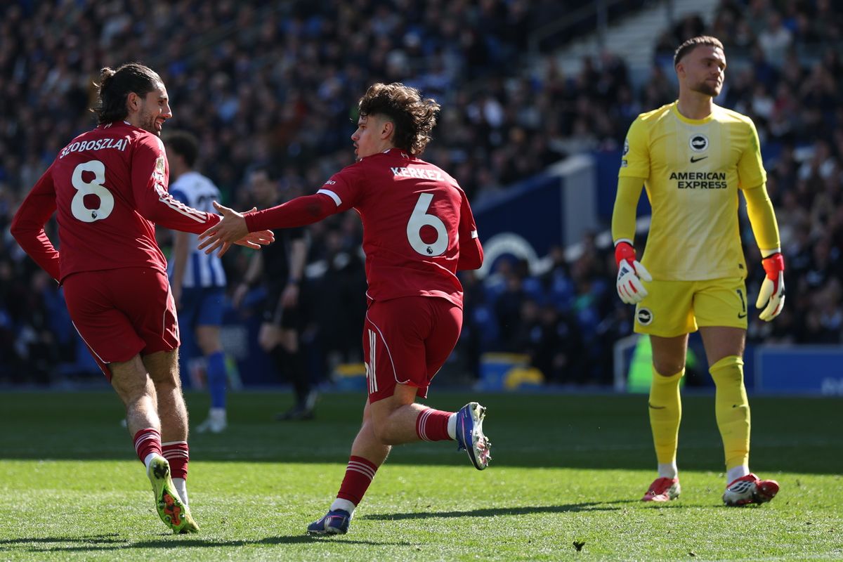 KERKEZ Milos; SZOBOSZLAI Dominik Liverpool Brighton