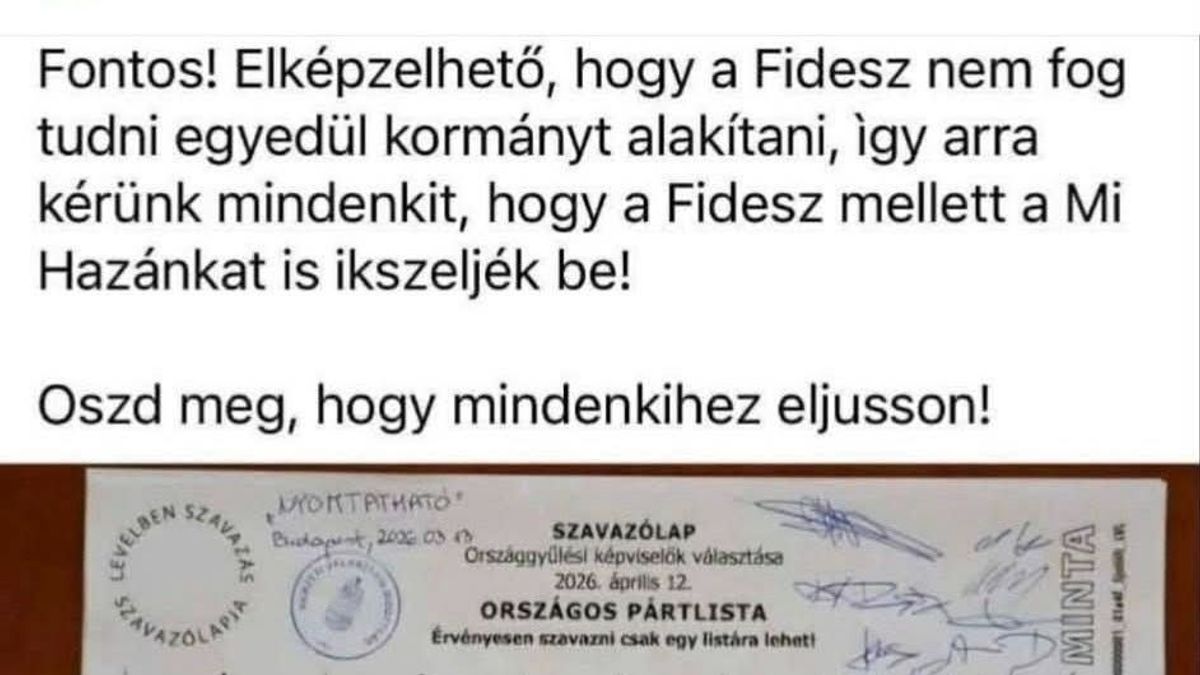 Tömeges választási jogsértést megvalósítva terjesztenek álhírt a tiszások