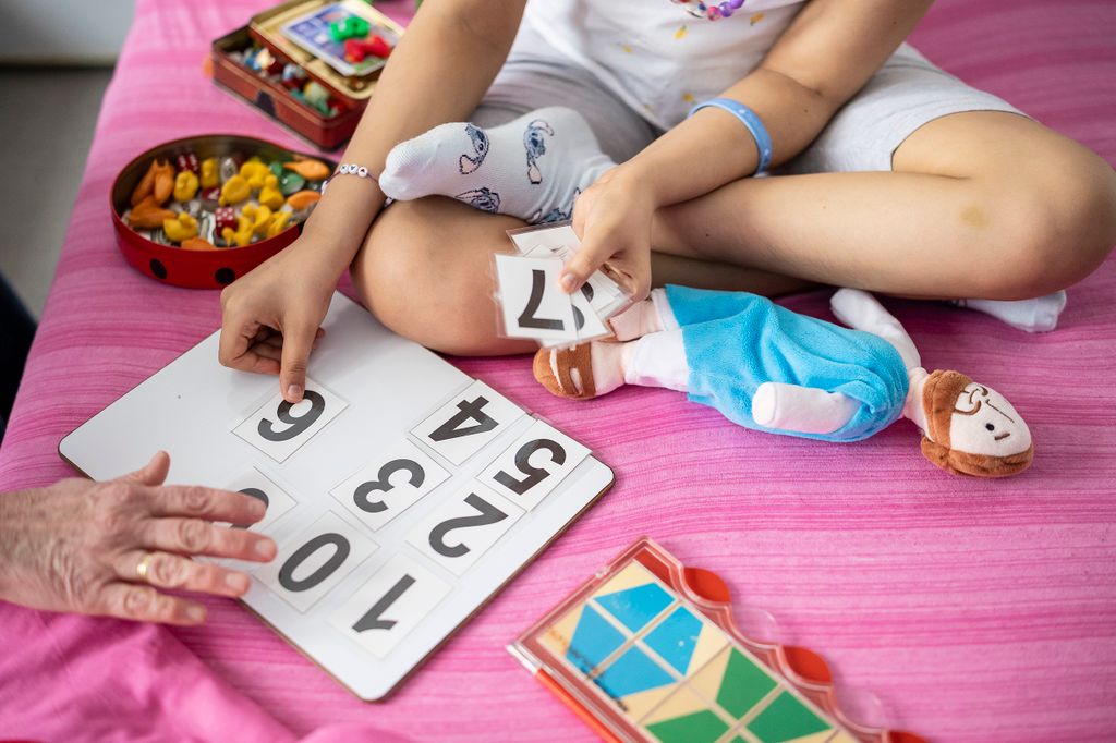 20260204 Budapest Iskolaszanatórium Heim Pál gyermekkórház riport a kórházban oktatást végző tanárok munkájáról Fotó: Kállai Márton KM