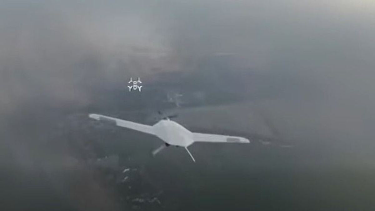Megsemmisítettek egy orosz szuperdrónt az ukránok (VIDEÓ)