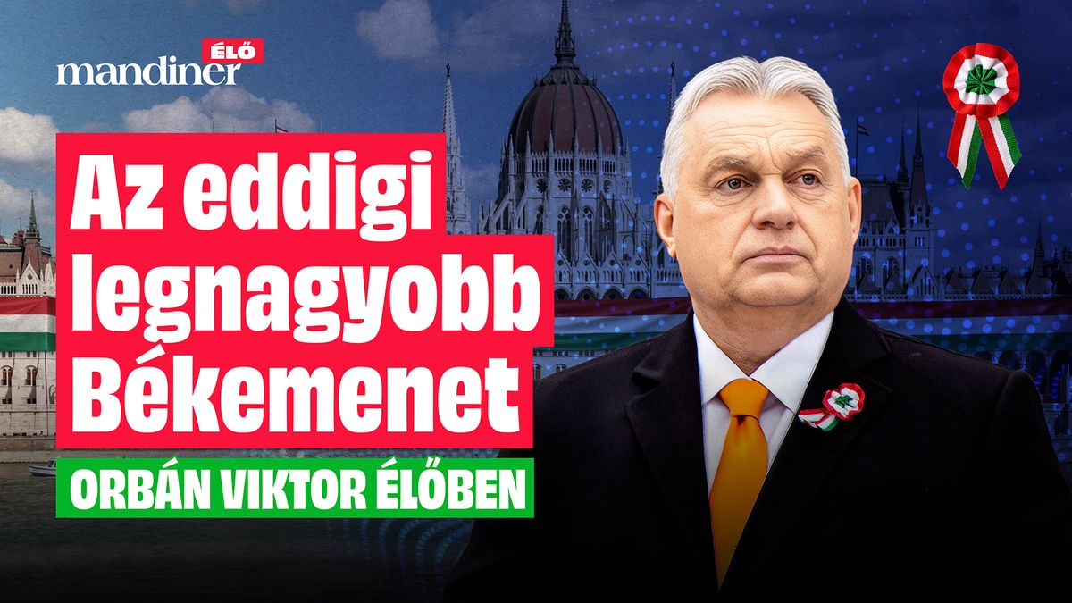 Hatalmas erődemonstráció a Kossuth téren: kövesse velünk élőben a Békemenetet!