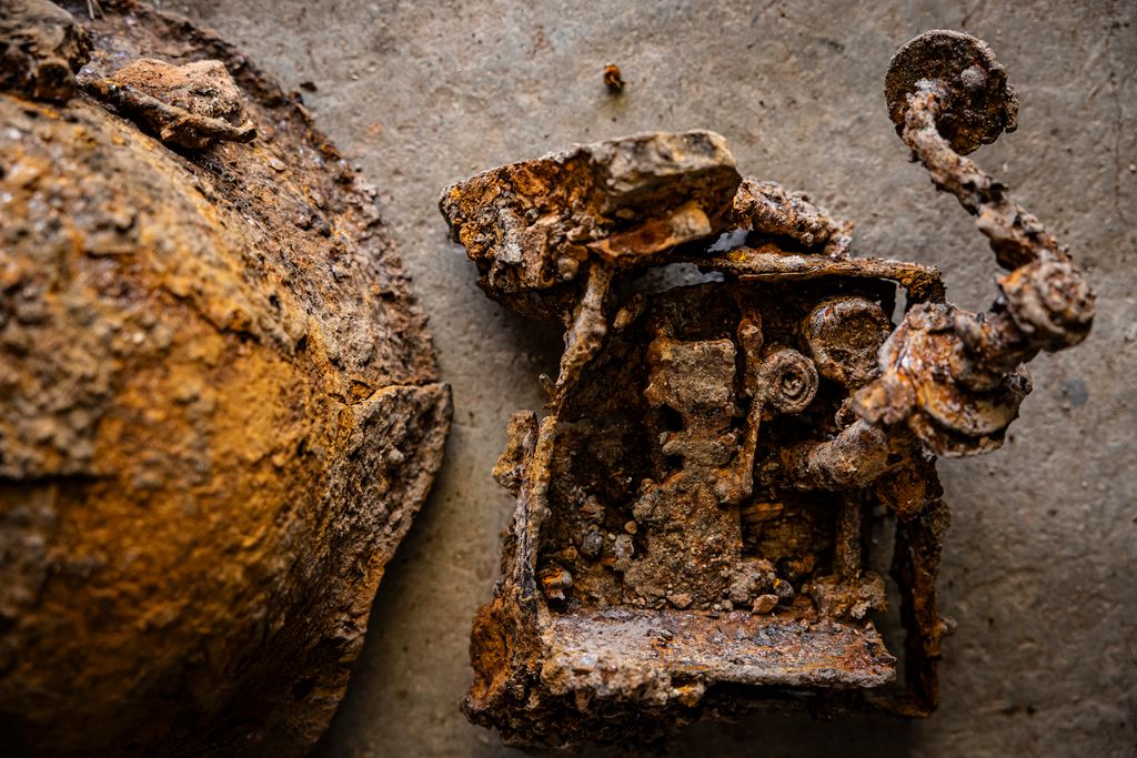 20260227 Somlóhegy Taposókút Somlóvásárhelyen amely a XIX század elején épült ipari műemlék. Barlangi mentő csapat dolgozik a kút teljes mélységének a kitisztításán.  Fotó: Kállai Márton KM