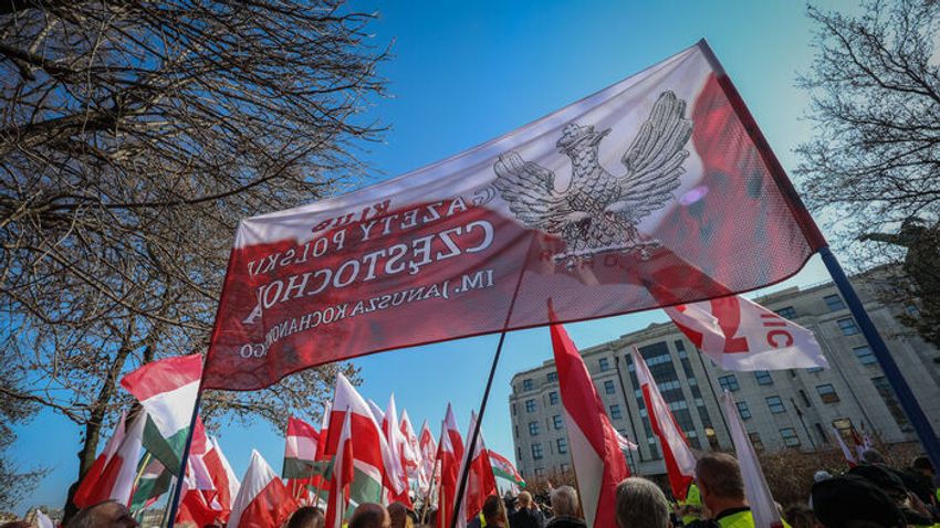 Magyar-lengyel közös ünnepség a Bem szobornál