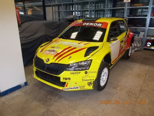 Skoda Fabia R5 magyar raliautó