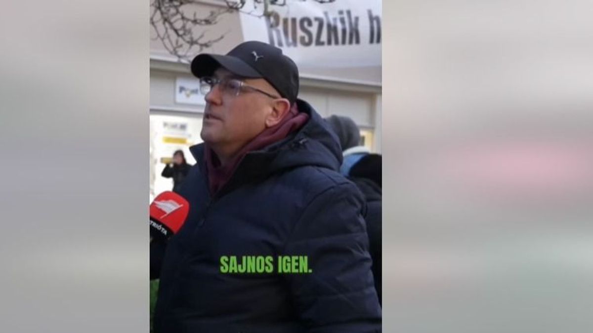 Amikor szembejön a valóság: nagyon szomorú a tiszás férfi, amiért egy ellenzéki fellegvárban ilyen sokan kíváncsiak Orbán Viktorra (VIDEÓ)