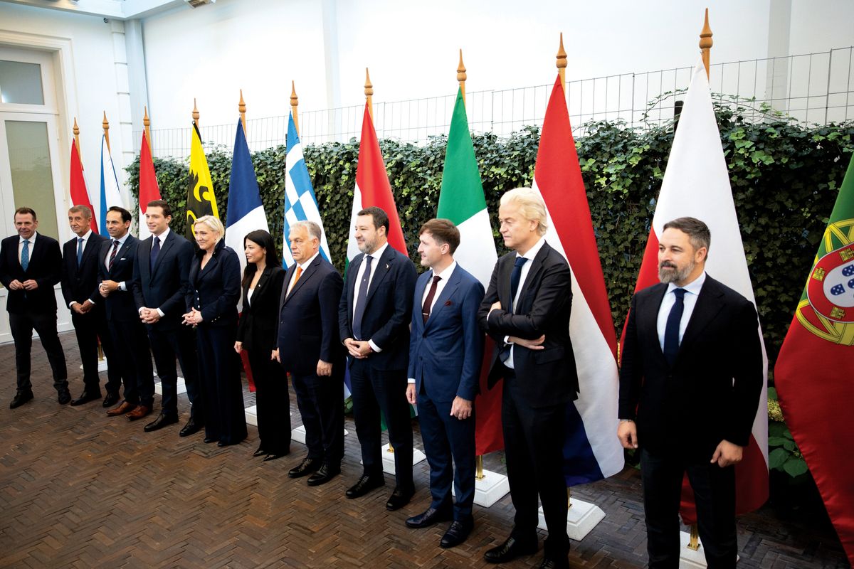 ABASCAL, Santiago; BARDELLA, Jordan; LE PEN, Marine; VAN GRIEKEN, Tom; WILDERS, Geert; VILIMSKY, Harald; ORBÁN Viktor; SALVINI, Matteo; BABIS, Andrej; LATINOPULU, Afroditi; HELME, Martin