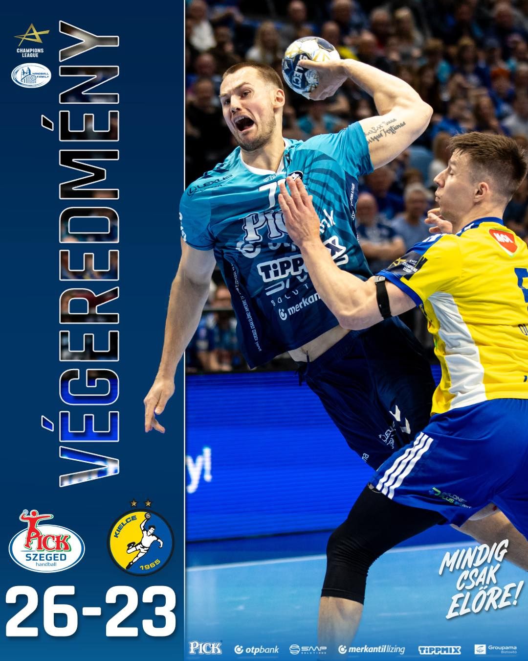 Háromgólos előnyben a Szeged