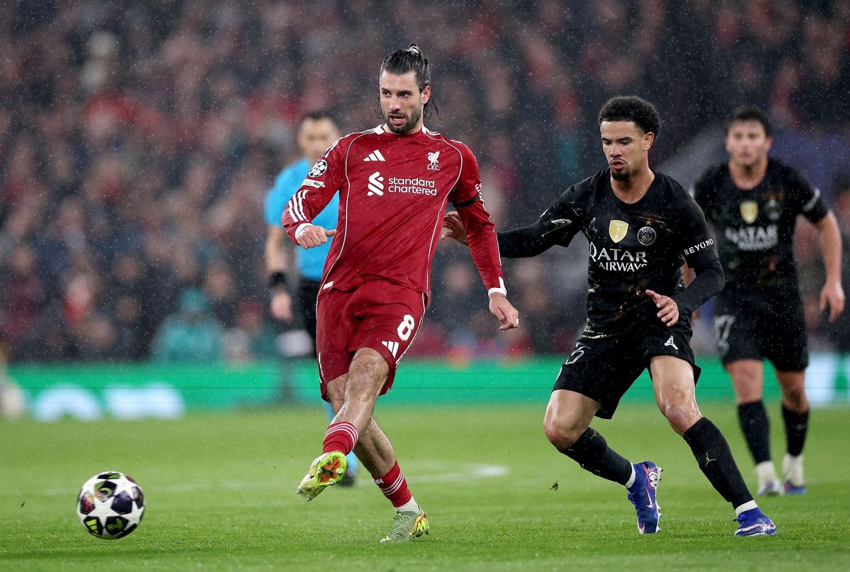 ZAIRE EMERY, Warren; SZOBOSZLAI Dominik Liverpool-PSG