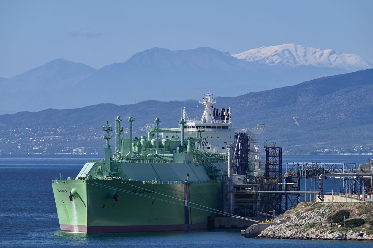 US LNG Unloaded At Revithoussa Terminal Near Athens