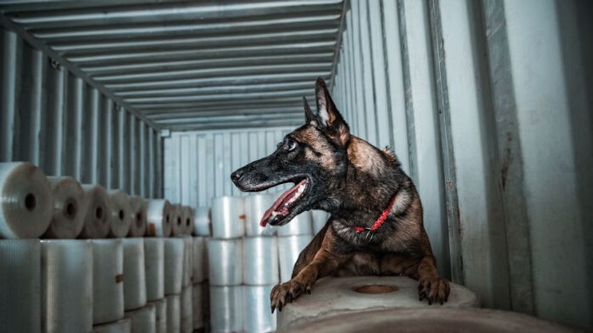 Nyugdíjazták a különleges rendőrkutyát