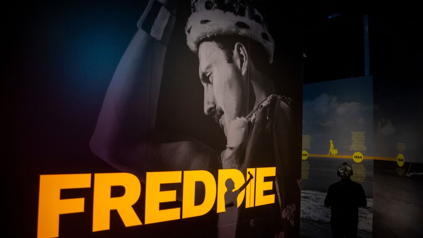 Freddie Mercury-kiállítás nyílt a Magyar Zene Házában
