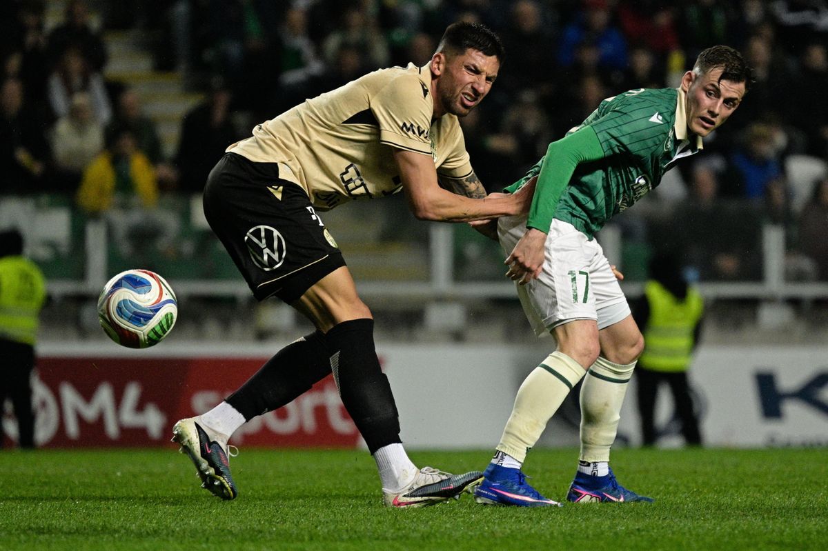 A győriek oldaláról Schön (jobbra) többször is kijelentette, hogy óriási győzelmet arattak