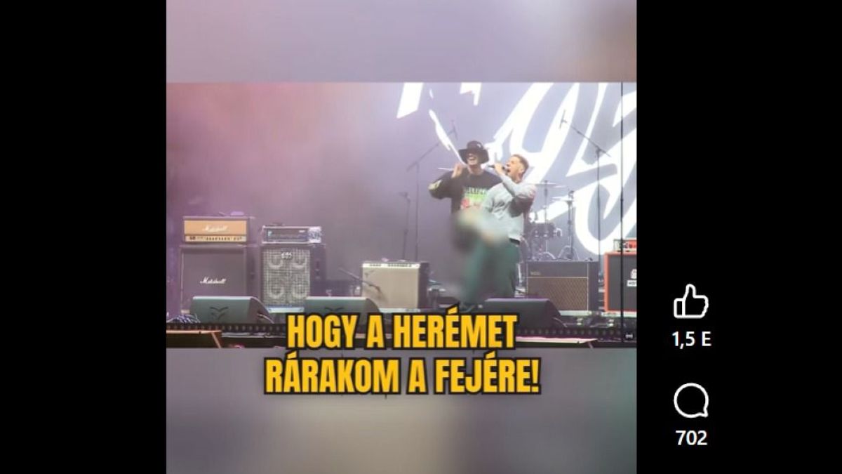 Botrányba Puzsér Róbert rendezvényén: a Hősök terén mutogatta a heréjét egy tiszás rapper (VIDEÓ)