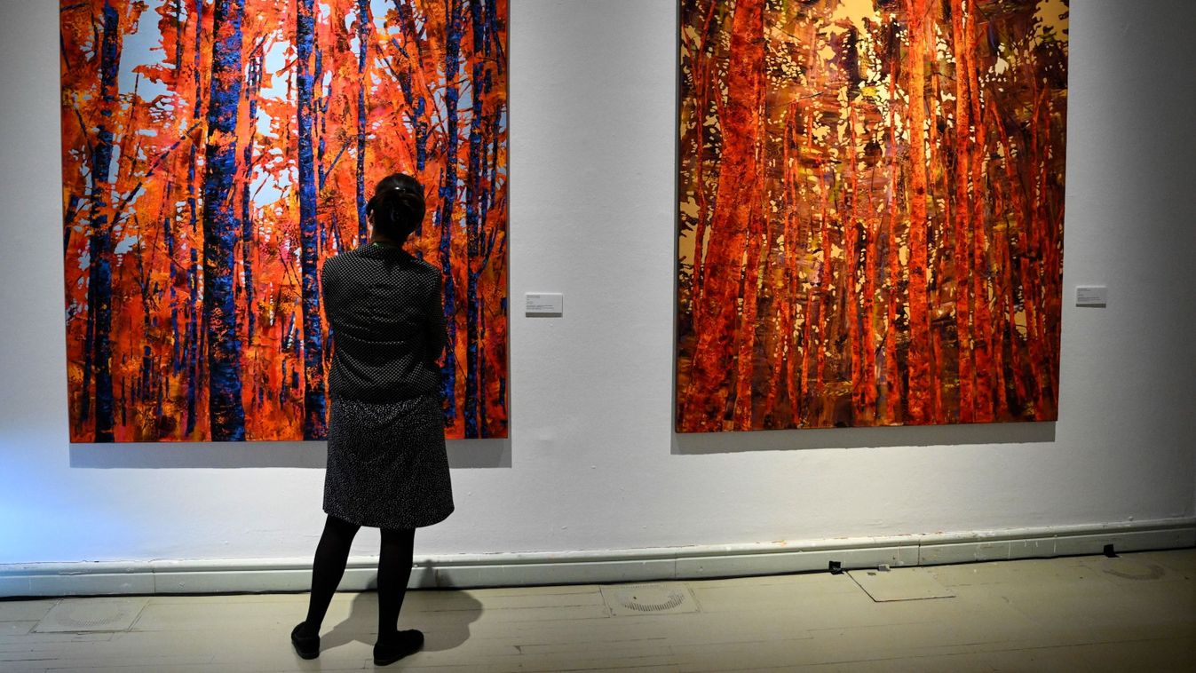 Cseke Szilárd festőművész életművéből nyílt kiállítás a Műcsarnokban