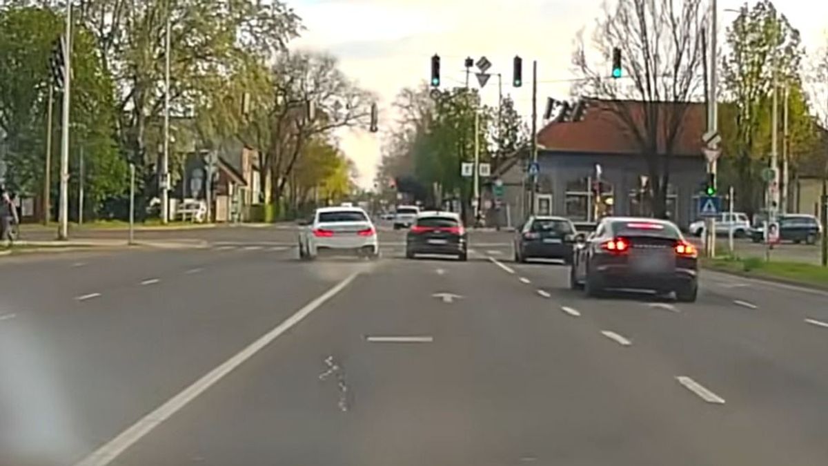 Szolnoki ámokfutás: hajszálon múlt a karambol (VIDEÓ)