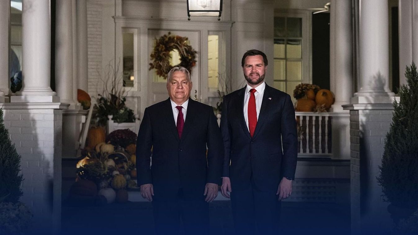 Orbán Viktor és JD Vance