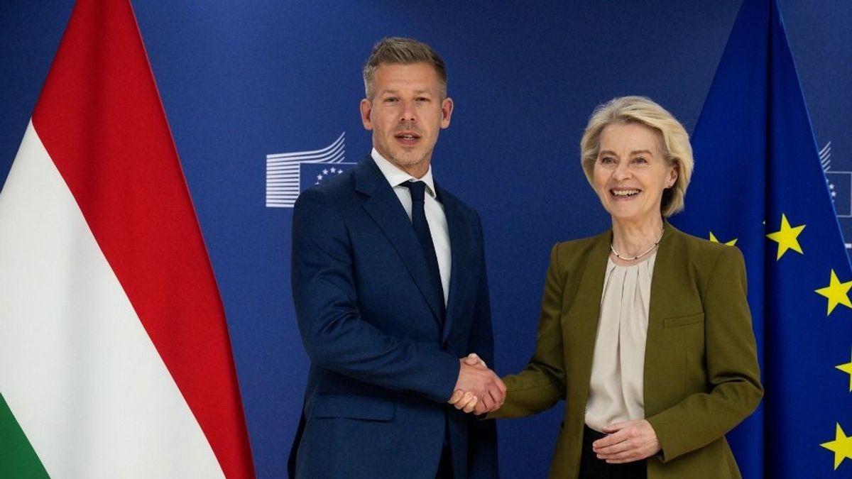 Von der Leyen gratulált Magyar Péternek: „Szívünk Budapesten dobog”