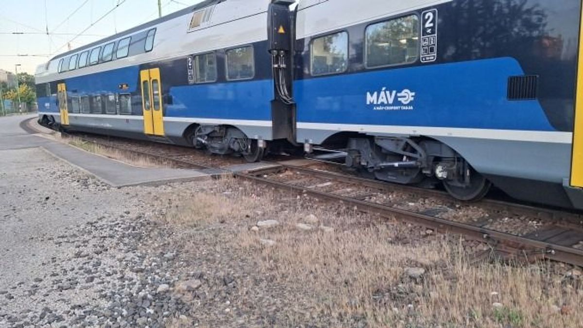 Kisiklott egy vonat a Nyugati pályaudvaron