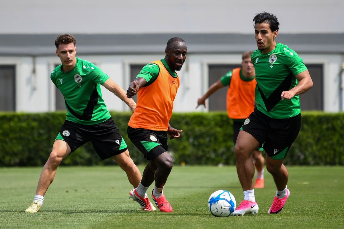 Ferencváros, Borbély Balázs, Naby Keita, Marius Corbu, Fradi, FTC, edzés, Népliget