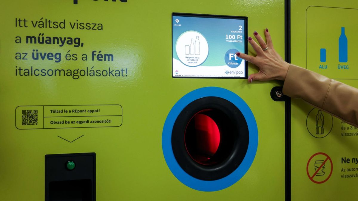 A kormány nemet mondott a MOHU készpénzmentes palackvisszaváltására